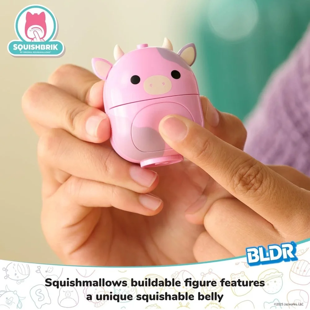 Squishmallows Patty's Farmers Market Building Set 136pc: BLDR, Fine Motor Skills